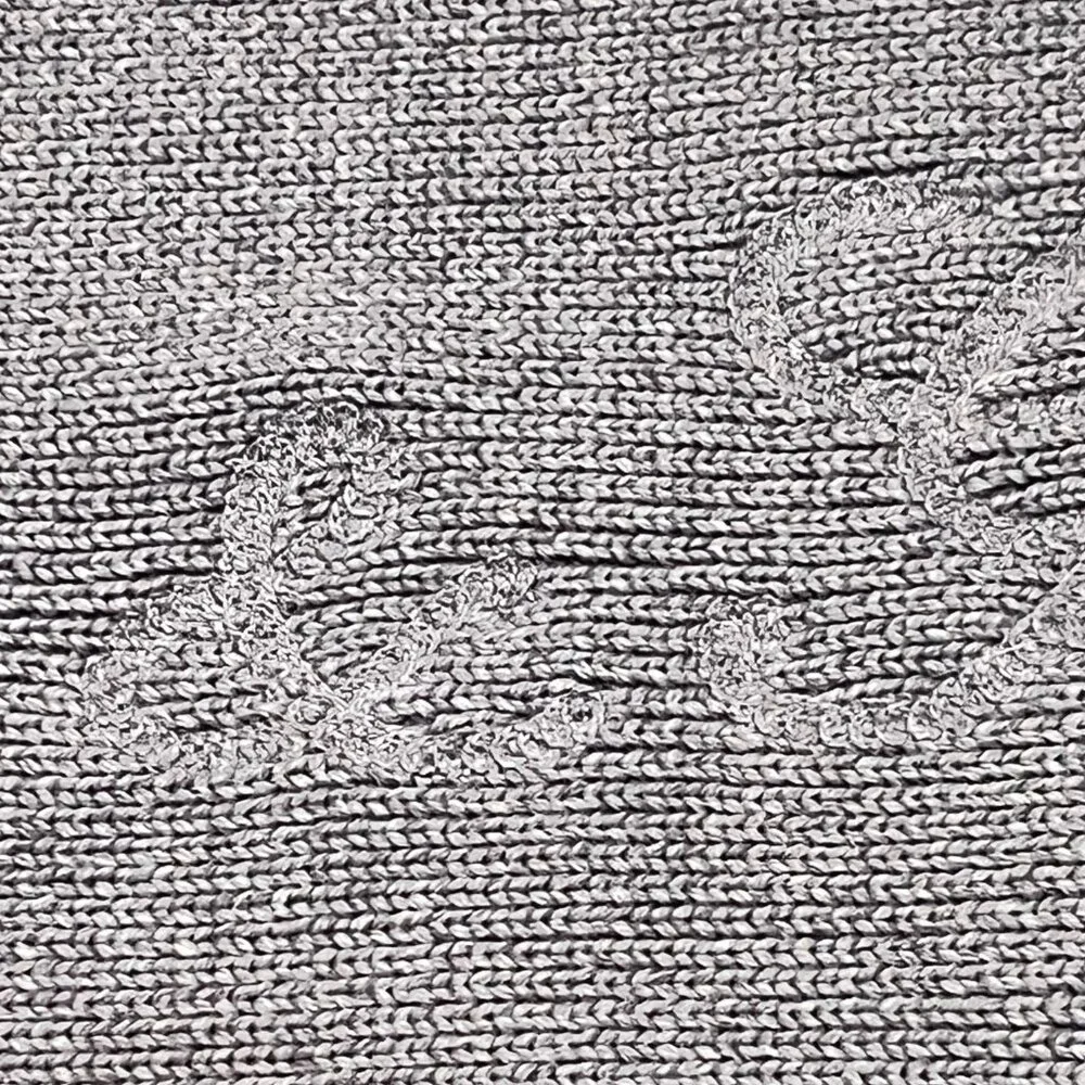 Dolce & Gabbana Gray Knit Scarf Unisex